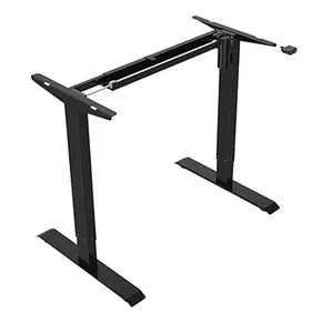 Rám stola, elektricky nastaviteľná výška, rozsah 500 mm, čierny, 70 kg nosnosť, ergo